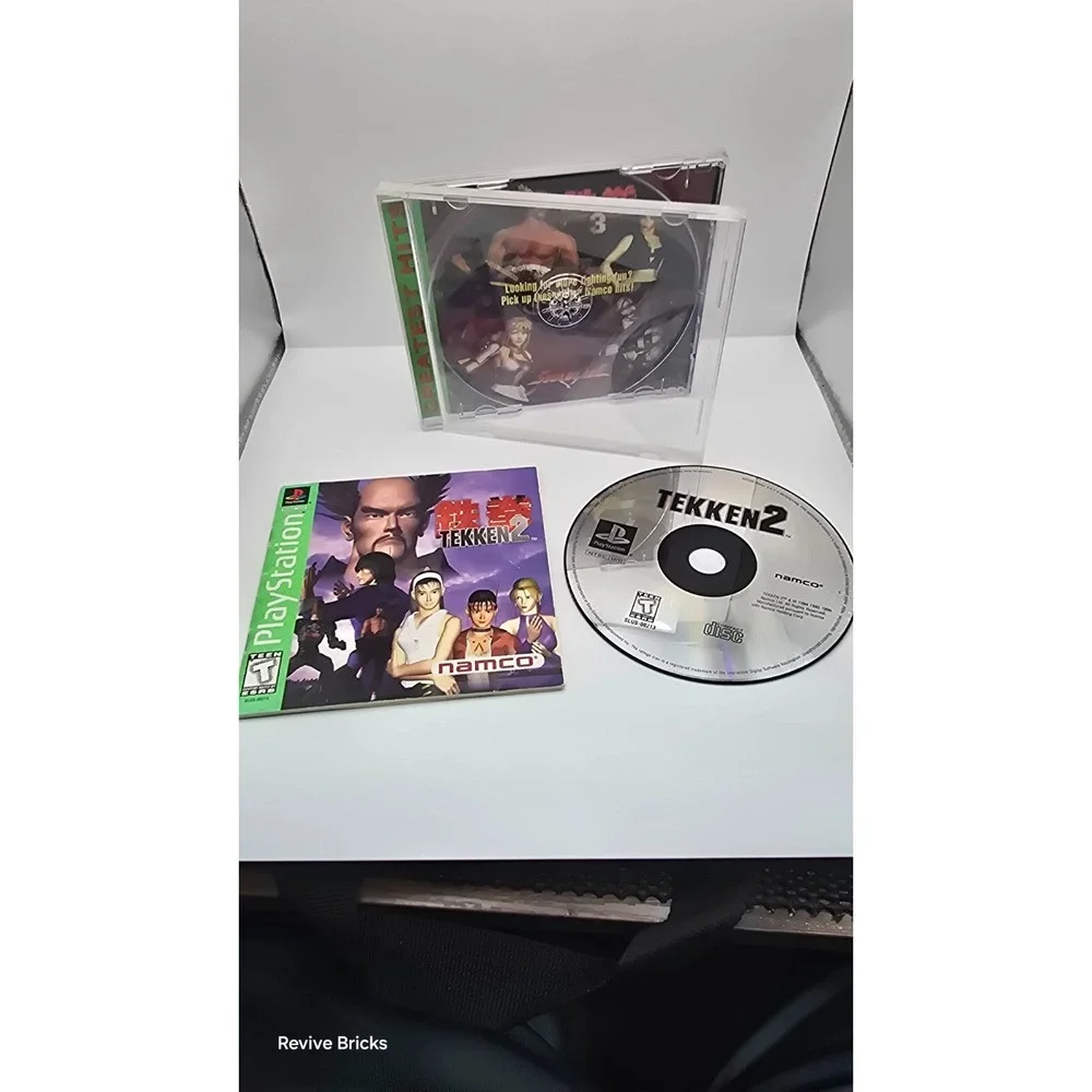 Tekken 2 (Sony PlayStation 1, PS1, 1996) CIB Complete Tested Working Great Cond.